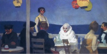 Edward Hopper Painting - blue night Edward Hopper